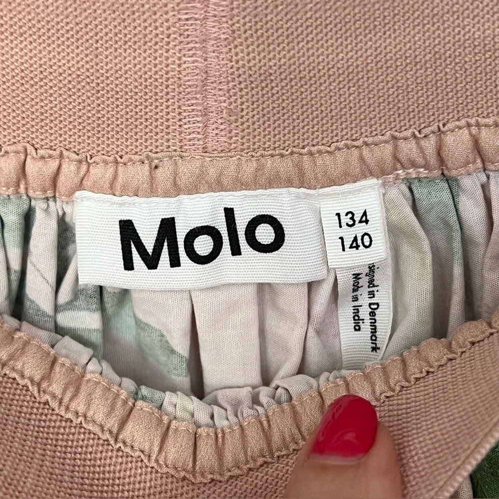 Molo Pink Floral Cotton Skirt Size 10